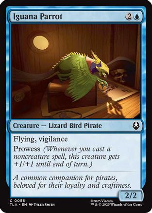 Iguana Parrot (056) Foil - Avatar: The Last Airbender