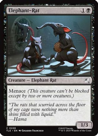Elephant-Rat (228) Foil - Avatar: The Last Airbender: Eternal-Legal