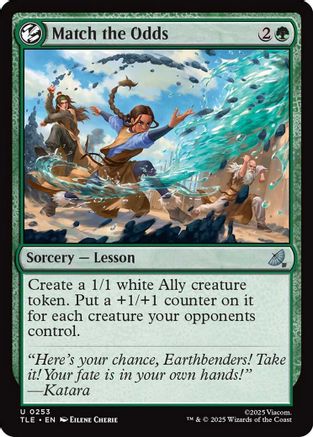 Match the Odds (253) Foil - Avatar: The Last Airbender: Eternal-Legal