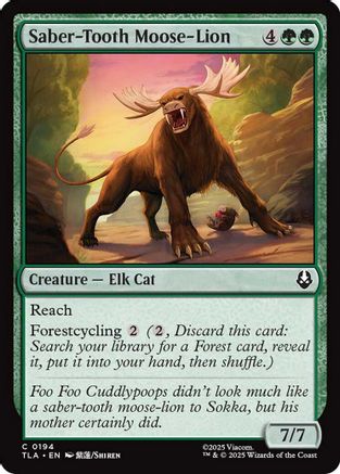 Saber-Tooth Moose-Lion (194) Foil - Avatar: The Last Airbender