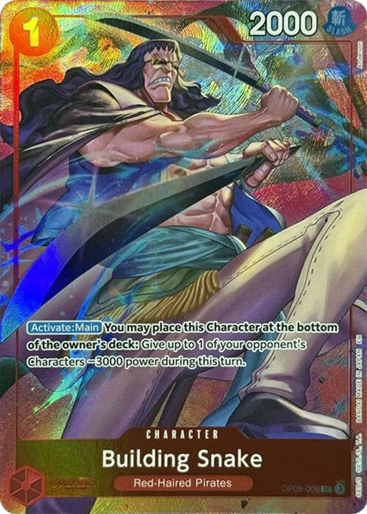Building Snake (Premium Card Collection -Best Selection Vol. 4-) (OP09-008) Foil