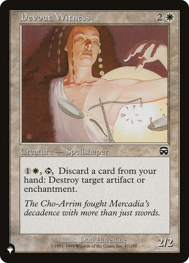 Devout Witness (MMQ-17)