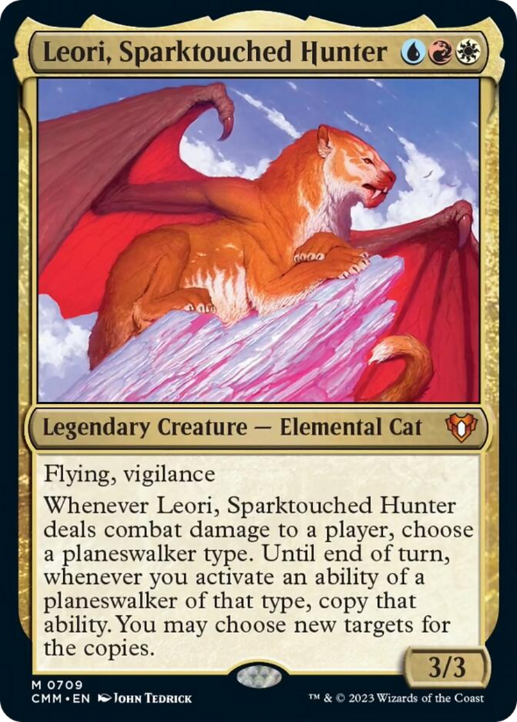 Leori, Sparktouched Hunter [Commander Masters] | Silver Goblin