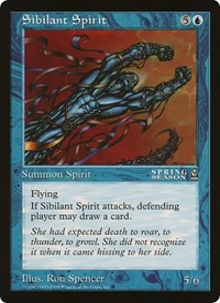 Sibilant Spirit (Oversized) [Oversize Cards] | Silver Goblin