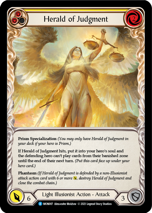 Herald of Judgment 1st Edition Rainbow Foil (MON007) - Monarch