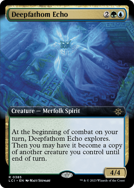 Deepfathom Echo (Extended Art) [The Lost Caverns of Ixalan] Foil