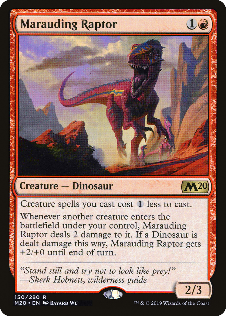 Marauding Raptor [Core Set 2020] Foil