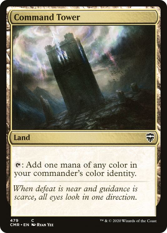 Command Tower (479) [Commander Legends] Foil