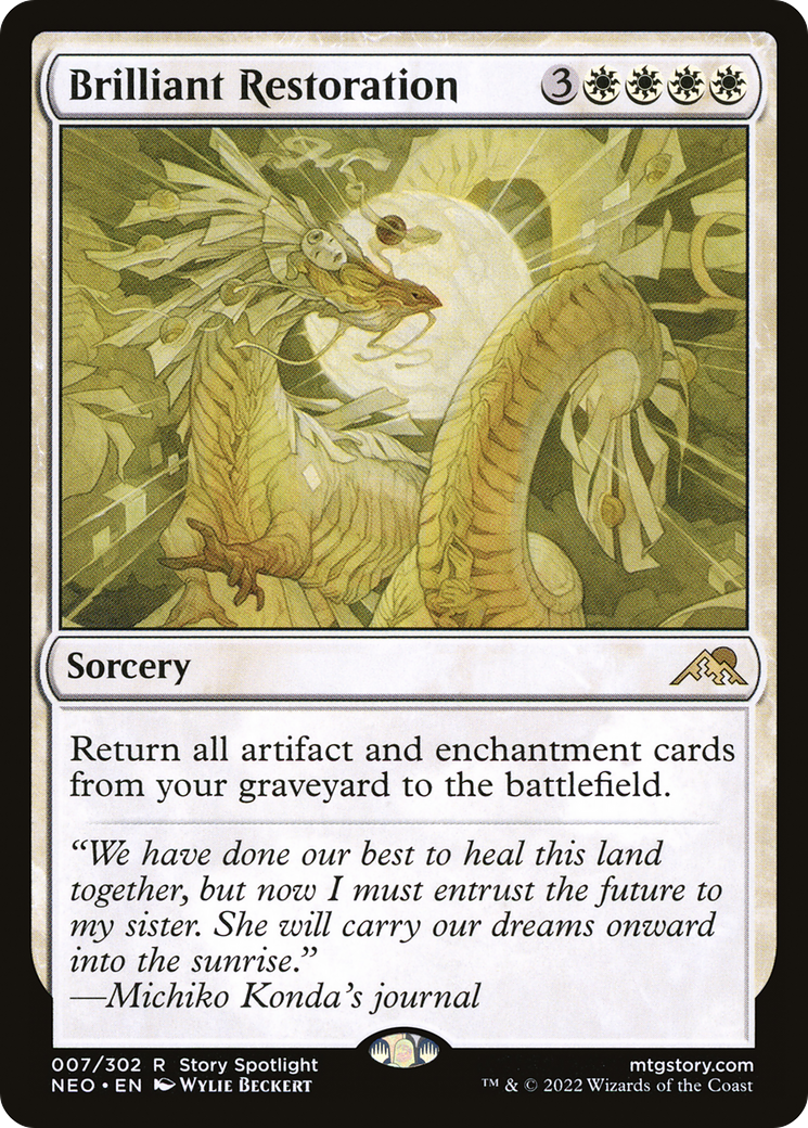 Brilliant Restoration [Kamigawa: Neon Dynasty] Foil