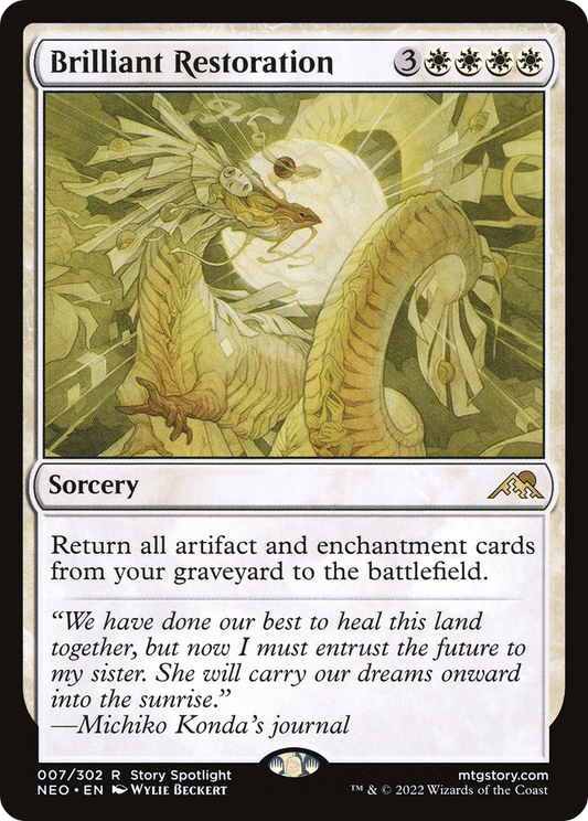 Brilliant Restoration [Kamigawa: Neon Dynasty] Foil