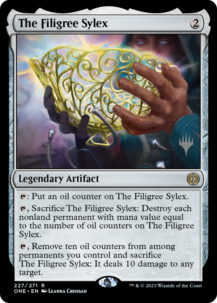 The Filigree Sylex (Promo Pack) [Phyrexia: All Will Be One Promos] Foil