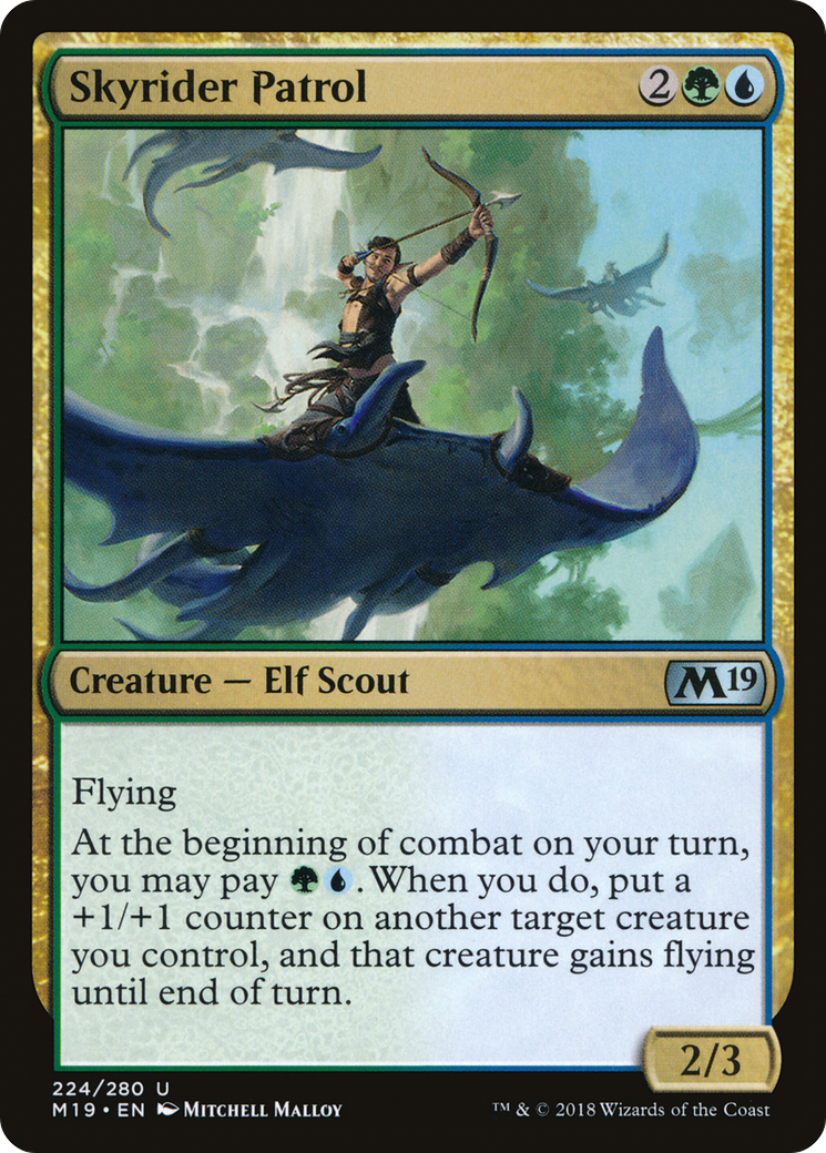 Skyrider Patrol (224) - Core Set 2019