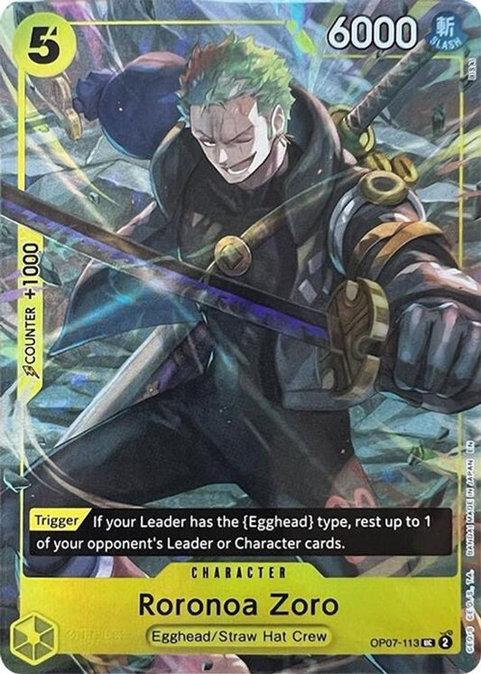 Roronoa Zoro (Illustration Box Vol.3) (OP07-113) Foil