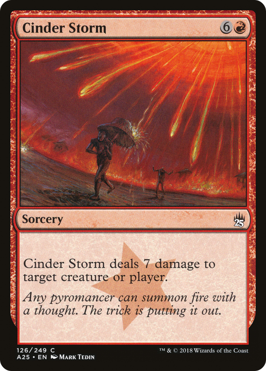 Cinder Storm [Masters 25] Foil