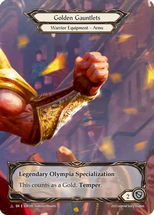 Golden Gauntlets (Marvel) () Cold Foil - Super Slam