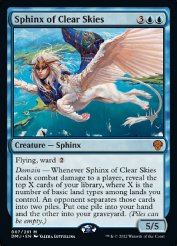 Sphinx of Clear Skies (Promo Pack) [Dominaria United Promos] | Silver Goblin