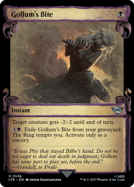 Gollum's Bite [The Lord of the Rings: Tales of Middle-Earth Showcase Scrolls] Foil