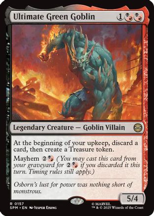 Ultimate Green Goblin (157) Foil - Marvel's Spider-Man