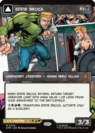 Eddie Brock (Borderless) (224) Foil - Marvel's Spider-Man