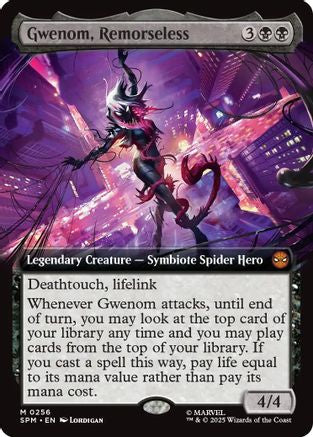Gwenom, Remorseless (Extended Art) (256) Foil - Marvel's Spider-Man