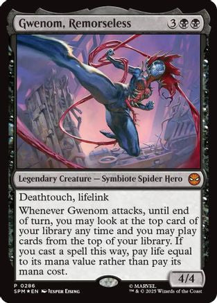 Gwenom, Remorseless (Promo) (286) Foil - Marvel's Spider-Man