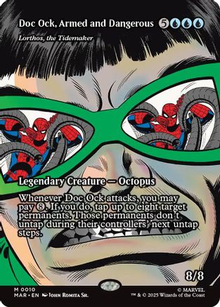 Doc Ock, Armed and Dangerous – Lorthos, the Tidemaker (010) Foil - Marvel Universe