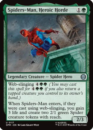 Spiders-Man, Heroic Horde (117) Foil - Marvel's Spider-Man