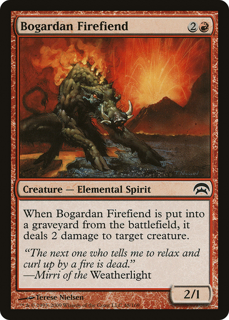 Bogardan Firefiend [Planechase] | Silver Goblin