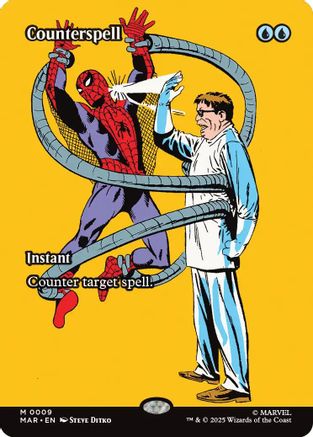 Counterspell (Borderless) (009) - Marvel Eternal-Legal