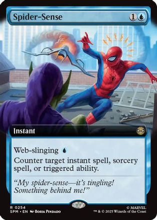Spider-Sense (Extended Art) (254) Foil - Marvel's Spider-Man