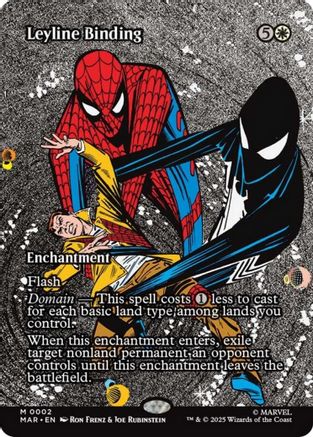 Leyline Binding (Borderless) (002) Foil - Marvel Eternal-Legal