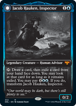 Jacob Hauken, Inspector // Hauken's Insight [Innistrad: Double Feature] Foil