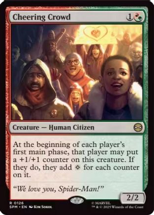 Cheering Crowd (126) Foil - Marvel's Spider-Man