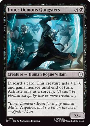 Inner Demons Gangsters (057) Foil - Marvel's Spider-Man