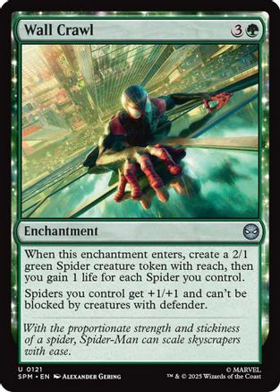 Wall Crawl (121) Foil - Marvel's Spider-Man