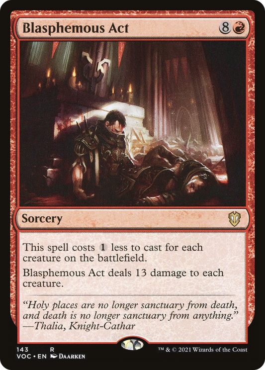 Blasphemous Act [Innistrad: Crimson Vow Commander]