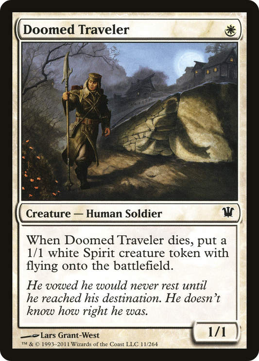 Doomed Traveler [Innistrad] Foil