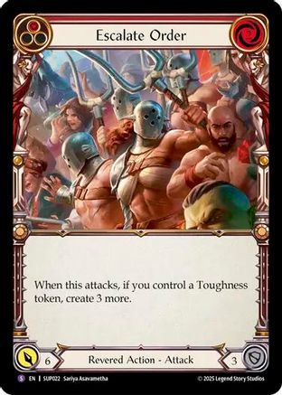 Escalate Order (SUP022)  - Super Slam