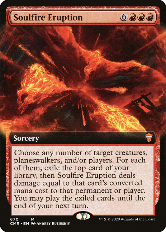 Soulfire Eruption (Extended Art) [Commander Legends] Foil
