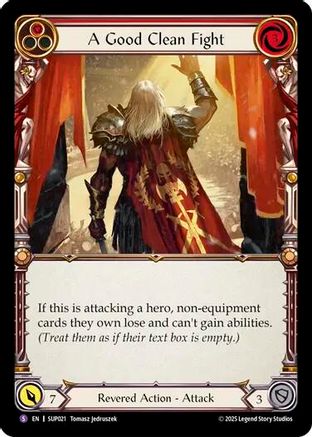 A Good Clean Fight (SUP021) Rainbow Foil - Super Slam