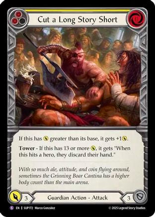 Cut a Long Story Short (SUP172) Rainbow Foil - Super Slam