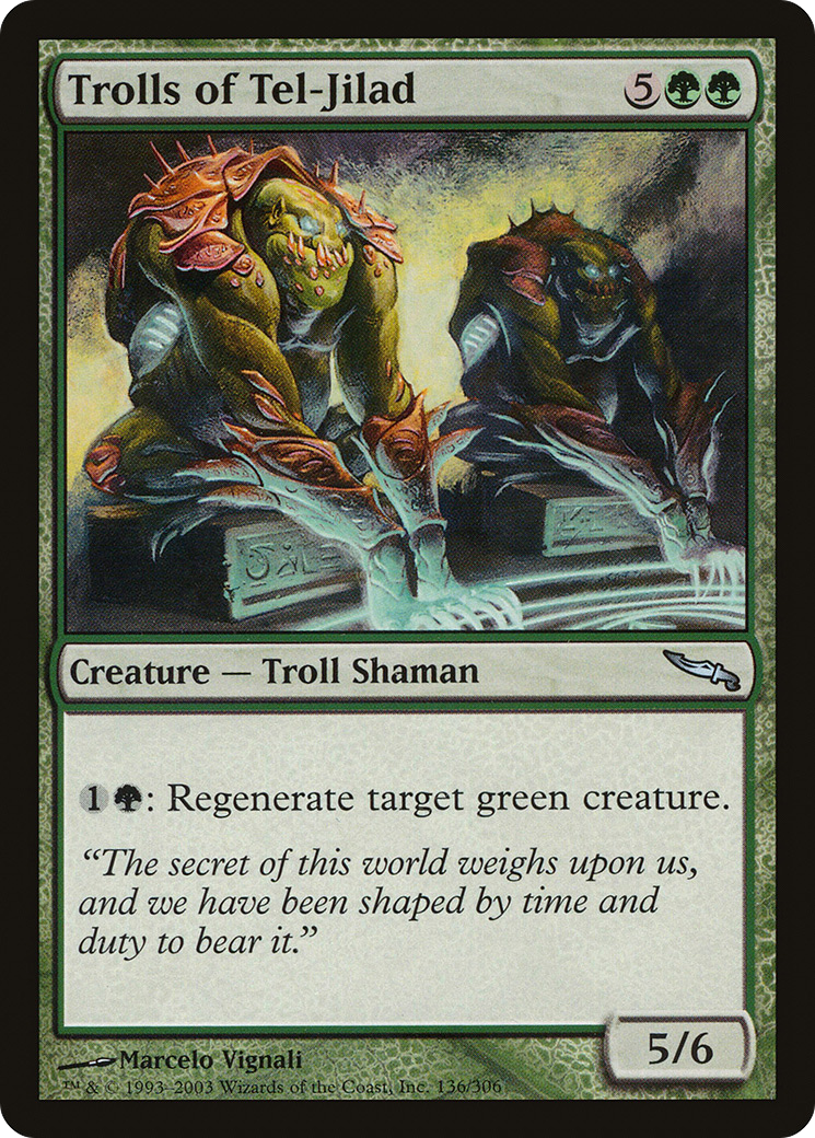 Trolls of Tel-Jilad [Mirrodin] | Silver Goblin