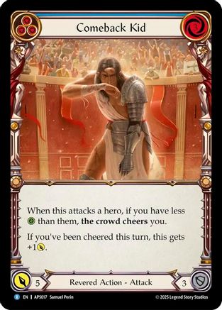 Comeback Kid (Blue) (APS017)  - Armory Deck: Pleiades