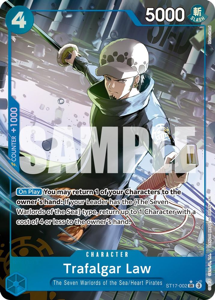 Trafalgar Law (Alternate Art) (ST17-002) Foil