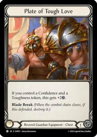 Plate of Tough Love (SUP011) Cold Foil - Super Slam