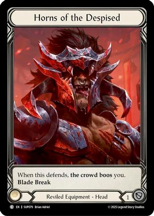 Horns of the Despised (Extended Art) (SUP079) Cold Foil - Super Slam