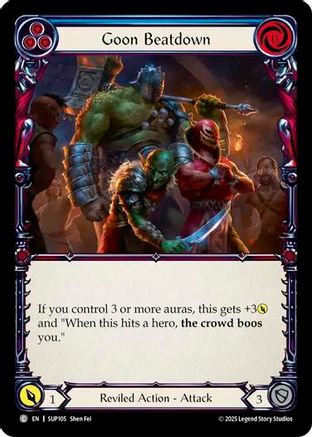 Goon Beatdown (SUP105) Rainbow Foil - Super Slam