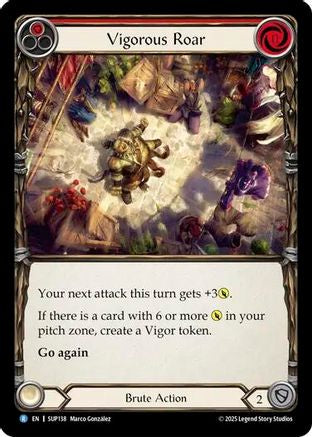 Vigorous Roar (SUP138) Rainbow Foil - Super Slam