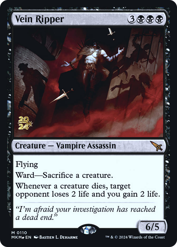 Vein Ripper [Murders at Karlov Manor Prerelease Promos] | Silver Goblin