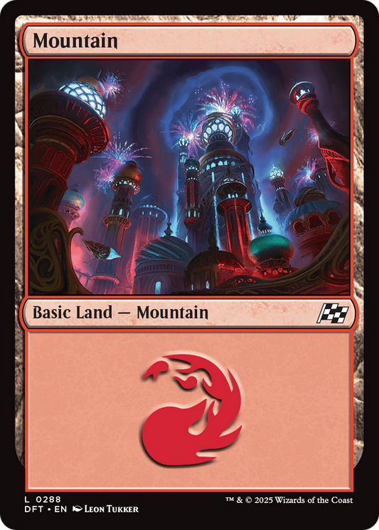 Mountain (0288) Foil (288) - Aetherdrift
